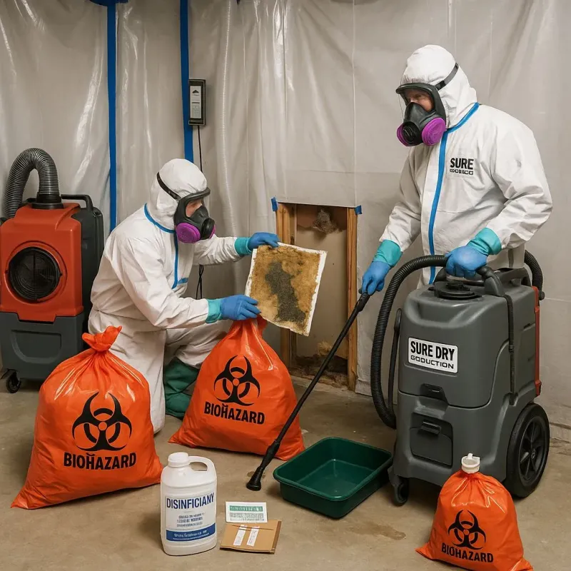 Contaminated Water Handling Protocols process in Gray, LA