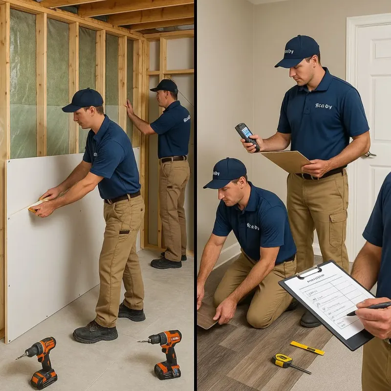 Repairs and Reconstruction process in Gray, LA